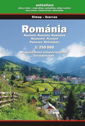 Romania Road Atlas, spiral bound DIMAP 9789638637994