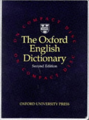 Oxford English Dictionary : CD-Rom for Windows (20 volume unabridged edition)