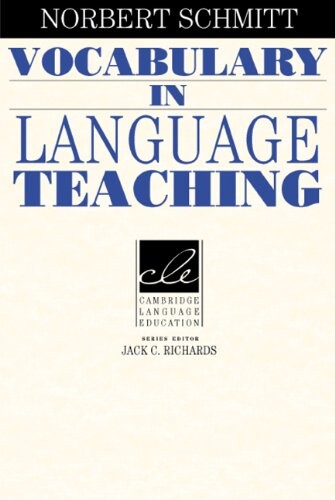 Vocabulary in Language Teaching - Schmitt, Norbert