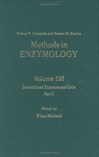 Methods in enzymology. vol. 136, part C, Immobilized enzymes and cells