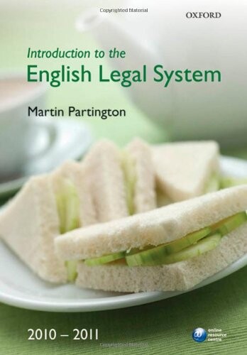 Introduction to the English legal system : 2010-2011