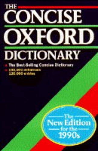 The concise Oxford dictionary of current English