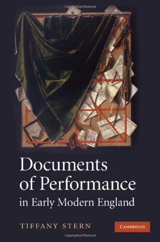 Documents of prerformance in early modern England