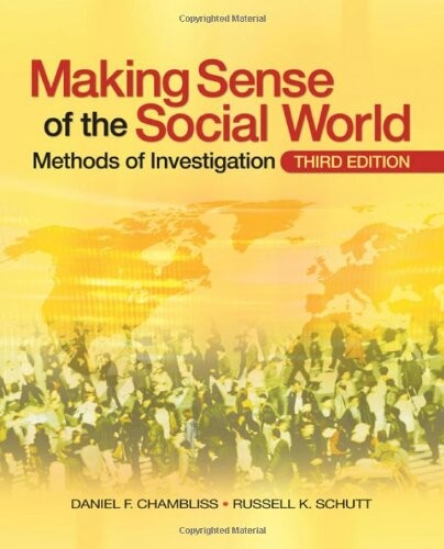 Making Sense of the Social World: Methods of Investigation
