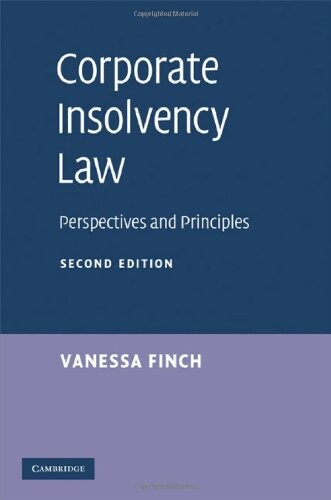 Corporate insolvency law : perspectives and principles