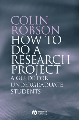 How to do a research project : a guide for undergraduate students