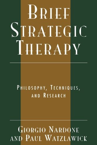 Brief Strategic Therapy: Philosophy, Techniques, and Research