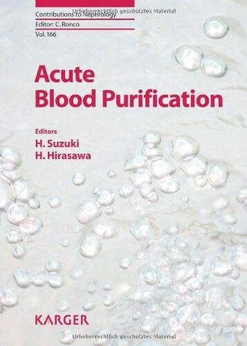 Acute blood purification