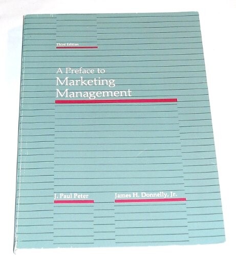 Preface to Marketing Management