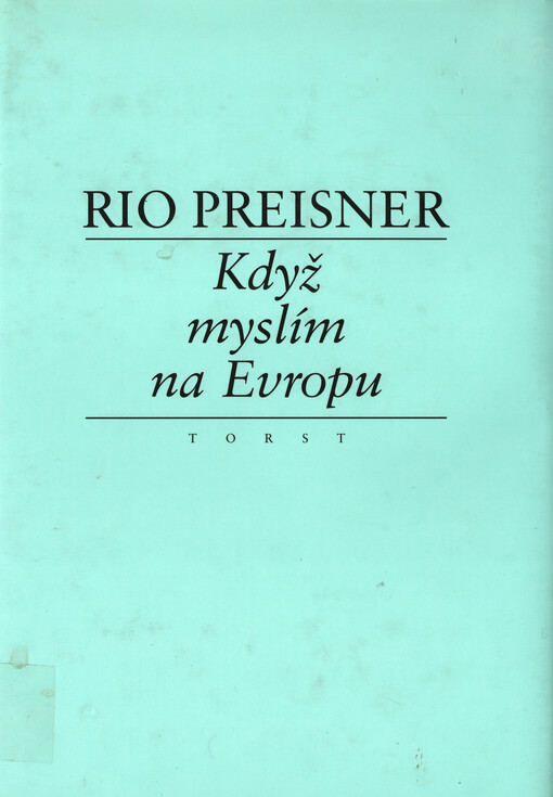 Když myslím na Evropu