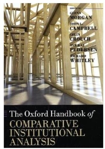 The Oxford handbook of comparative institutional analysis