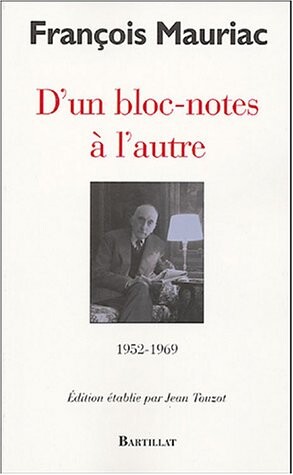 D'un bloc-notes à l'autre :1952-1969