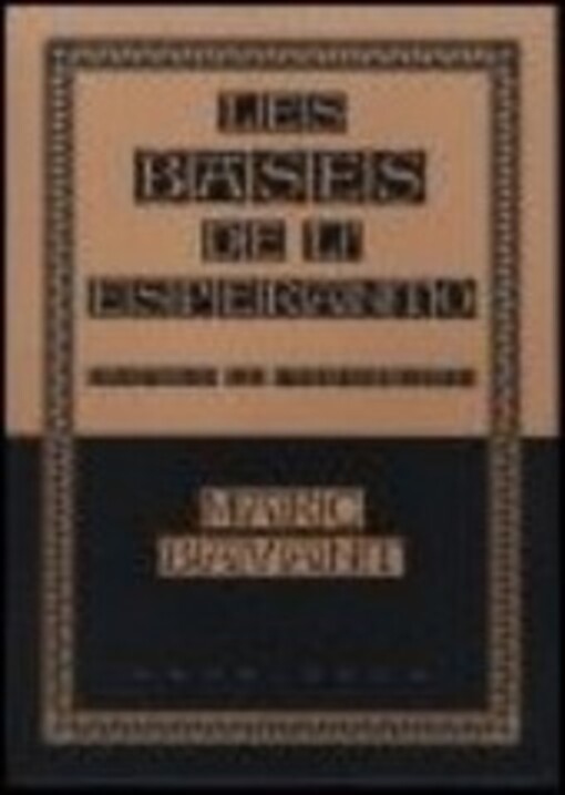 Les bases de l'esperanto : d'après le fundamento