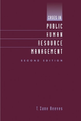 Cases in public human resource management