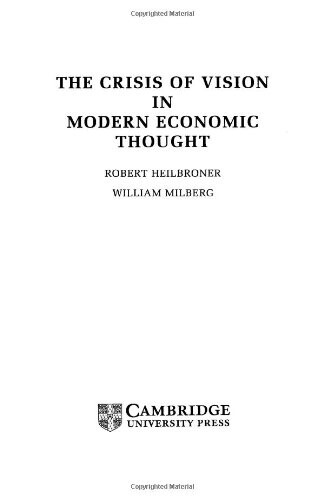 The crisis of vision in modern economic thought = Krize vizí moderního ekonomického myšlení (Překl.)