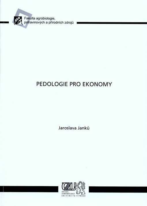 Pedologie pro ekonomy