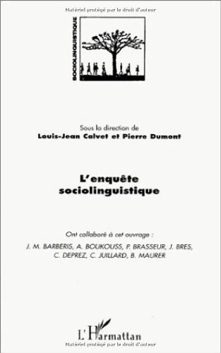 L'enquête sociolinguistique