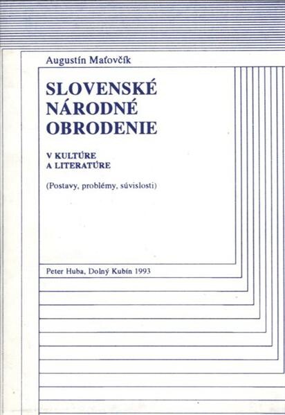 Slovenské národné obrodenie v kultúre a literatúre : (postavy, problémy, súvislosti)