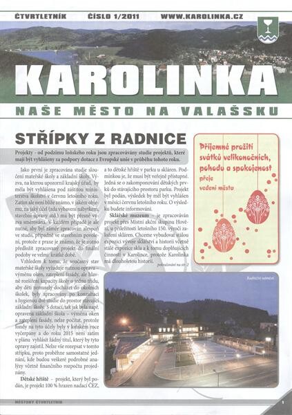 Karolinka :naše město na Valašsku