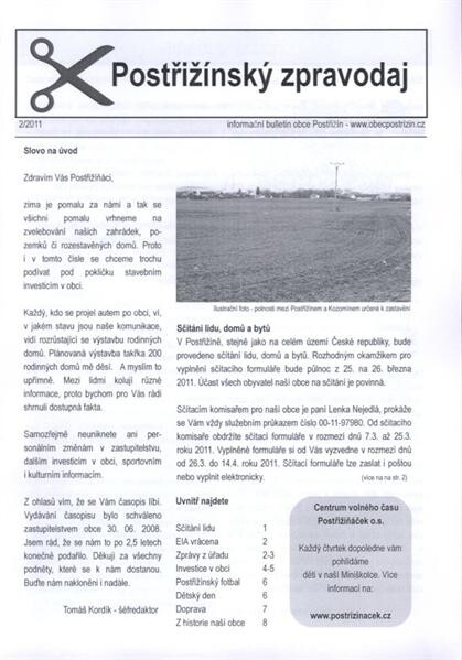 Postřižínský zpravodaj :informační bulletin obce Postřižín