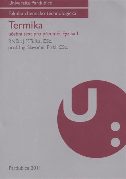 Termika : učební text pro předmět Fyzika I