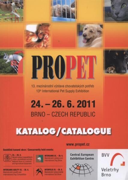Národní výstava hospodářských zvířat a zemědělské techniky : katalog = National Show of Livestock and Agricultural Equipment : catalogue ; PROPET : mezinárodní výstava chovatelských potřeb : katalog = international pet supply exhibition : catalogue : Brno