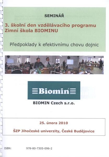 Sborník referátů ze 3. školního dne vzdělávacího programu Zimní škola Biominu 