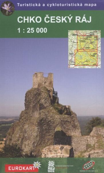 CHKO Český ráj turistická a cykloturistická mapa 1:25 000