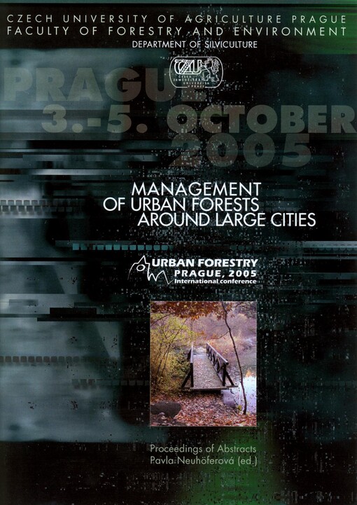 Management of Urban Forests Around Large Cities: proceedings of abstracts