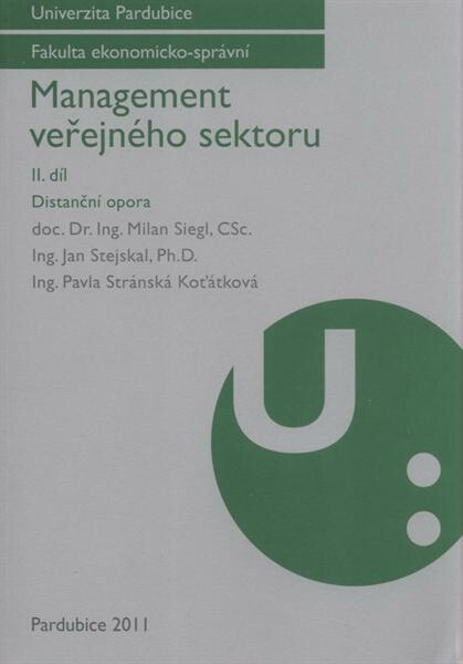 Management veřejného sektoru :distanční opora, 2. díl