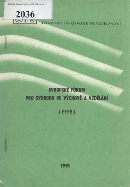 Evropské fórum pro svobodu ve výchově a vzdělání (EFFE)