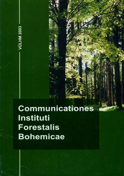 Communicationes instituti forestalis Bohemicae.Vol. 20