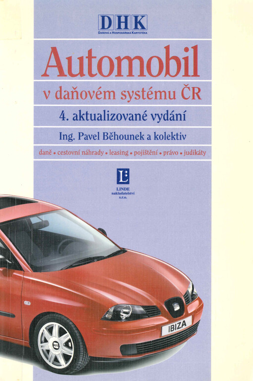 Automobil v daňovém systému ČR