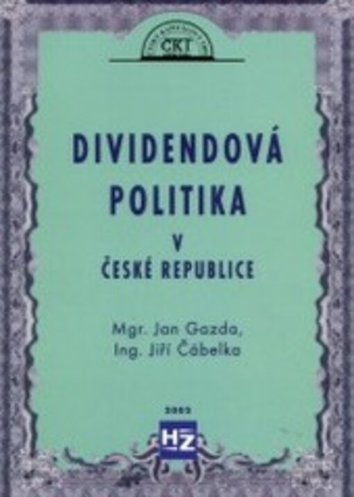 Dividendová politika v České republice