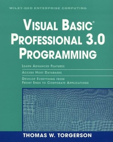 Visual Basic Professional 3.0 Programming (Wiley-Qed Enterprise Computing)