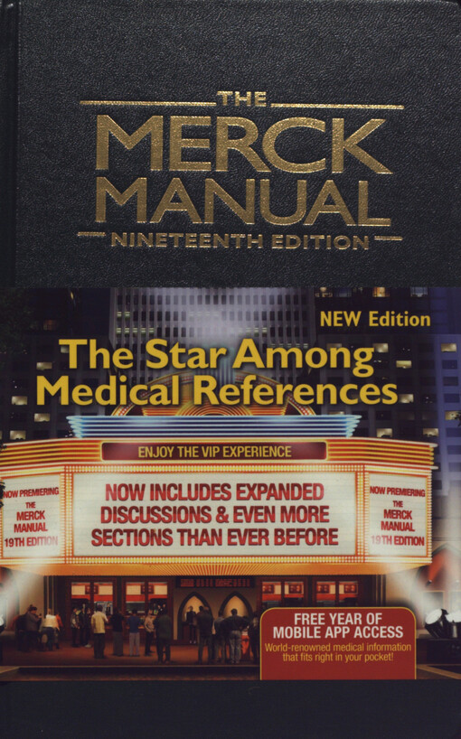 The Merck manual of diagnosis and therapy