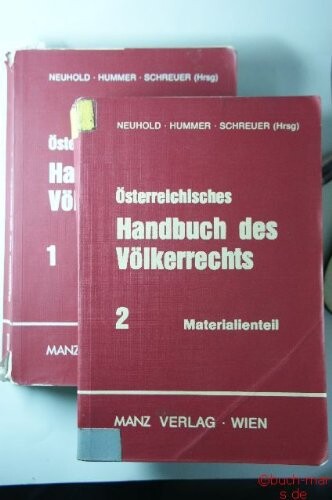 Osterreichisches Handbuch des Volkerrechts (German Edition)
