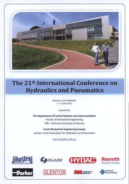 Proceedings of the 21th International Conference on Hydraulics and Pneumatics :1-3 June 2011, Ostrava 