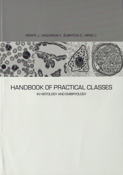 Handbook of practical classes in histology and embryology