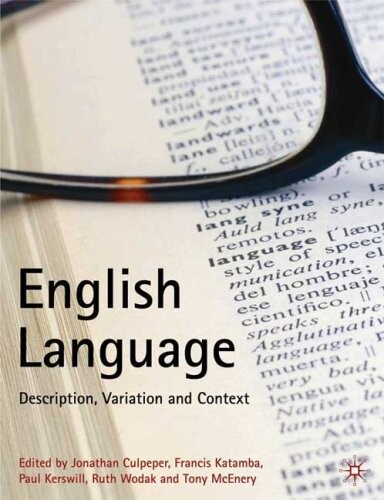English Language: Description, Variation and Context