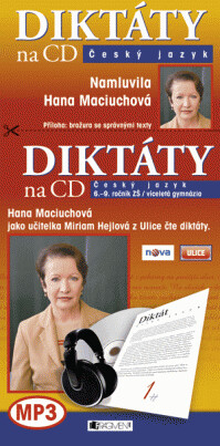 Diktáty na CD český jazyk : 6.-9. ročník ZŠ/víceletá gymnázia