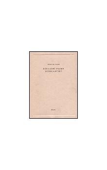 Základní pojmy scholastiky.