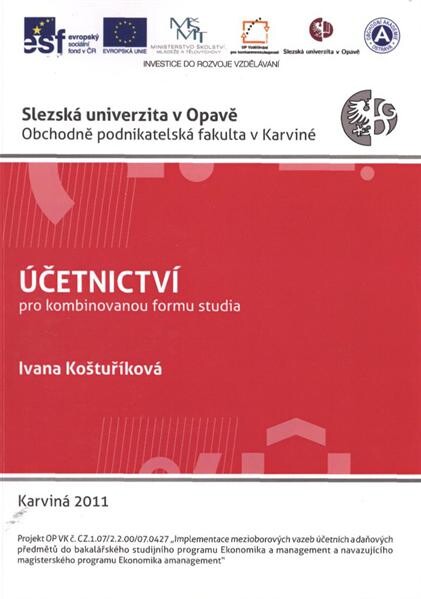 Účetnictví : pro kombinovanou formu studia