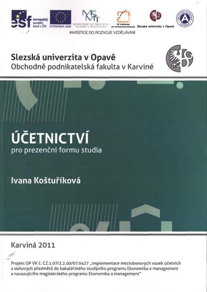 Účetnictví : pro prezenční formu studia