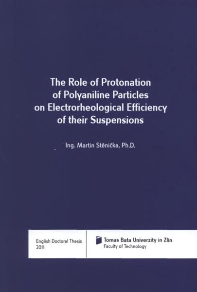 The role of protonation of polyaniline particles on electrorheological efficiency of their suspensions = 