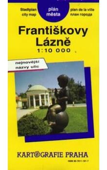 Františkovy Lázně plán města 1:10 000