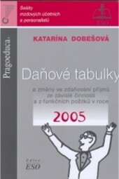 Daňové tabulky a změny ve zdaňování příjmů ze závislé činnosti a z funkčních požitků v roce 2005