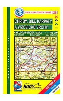 Haná a Hostýnské vrchy cykloturistická mapa 1:100^000 : novinka - profily tras, průvodce : digitální kartografie GPS