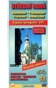 Střední Haná Olomoucko, Prostějovsko, Přerovsko, Kroměřížsko : turistická a cykloturistická mapa 1:75 000