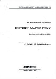 Historie matematiky